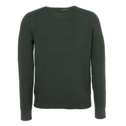 Pull Col Rond Uni Broderie Poitrine