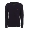Pull Col V Avec Broderie La Poitrine