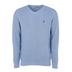 Pull Col V Avec Broderie La Poitrine