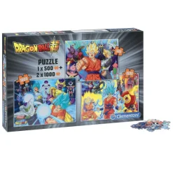 Puzzles Dragon Ball1X500 + 2X1000 Pi Ces