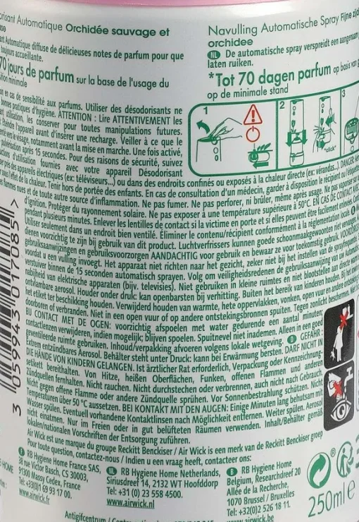 Recharge Freshmatic Orchid E Sauvage Et Soie Pr Cieuse