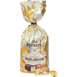 Sachet De Papillotes Nougats De Montelimar Noir 70% Et Lait