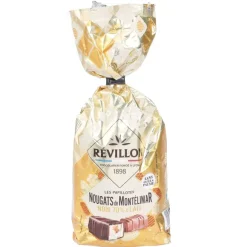 Sachet De Papillotes Nougats De Montelimar Noir 70% Et Lait