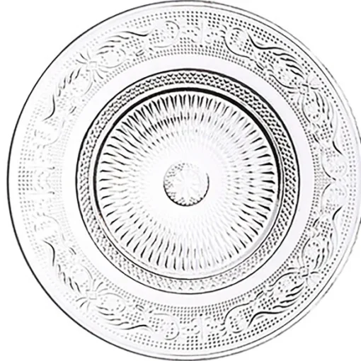 Service 18 Pi Ces Assiettes Et Coupelles En Verre