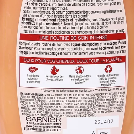 Shampoing R Paration Intense L' Rable Gu Risseur