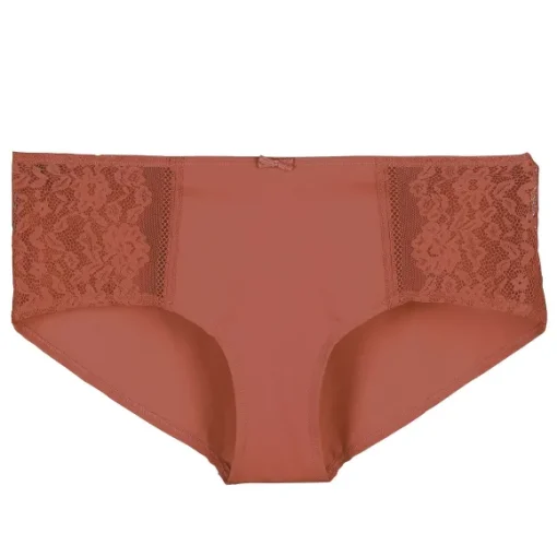 Shorty En Dentelle Corail