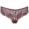 Shorty En Dentelle Prune