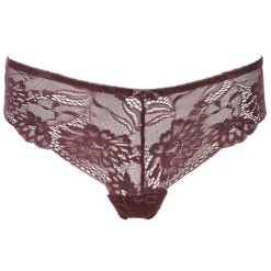 Shorty En Dentelle Prune