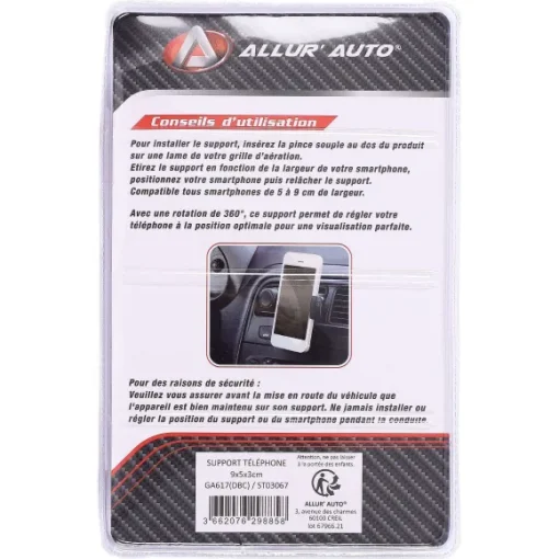 Support T L Phone Voiture A Rateur
