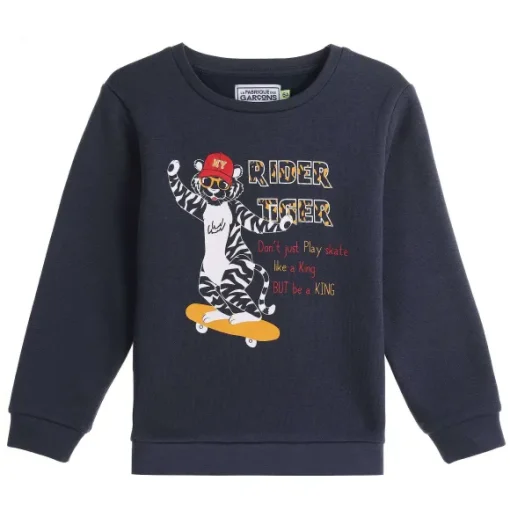 Sweat Col Rond Avec Illustration 8/12 Ans