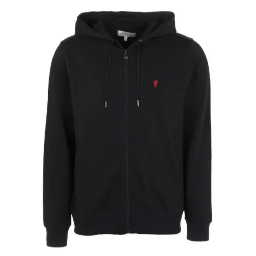 Sweat Zipp Broderie Capuche Et Poches Lat Rales