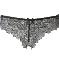 Tanga Et Slip Noir/Nude