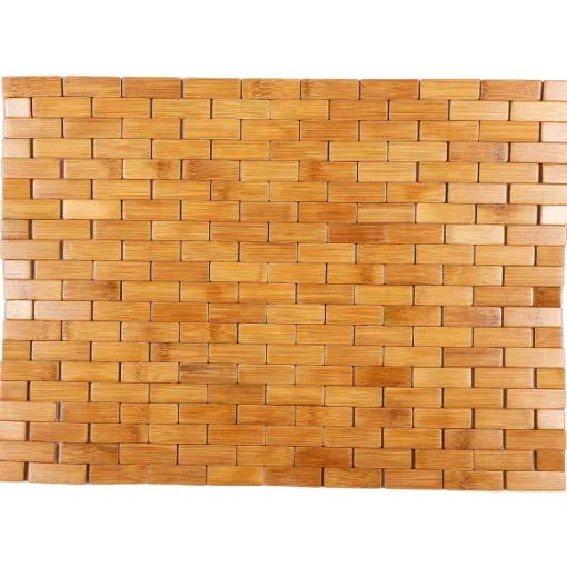 Tapis De Salle De Bain En Bambou
