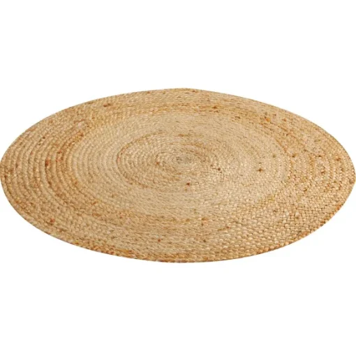 Tapis Rond En Jute 90 Cm