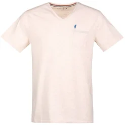 Tee-Shirt Col V Avec Poche La Poitrine