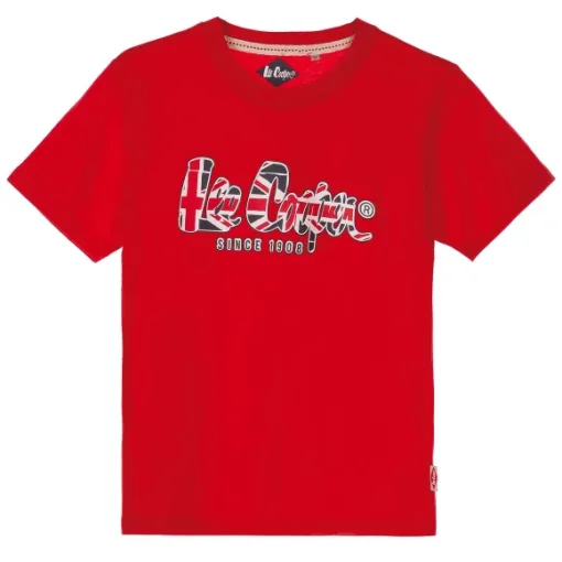 Tee-Shirt Manches Courtes Logo Drapeau Du 6 Au 12 Ans