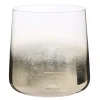 3 Verres Eau Motif Or