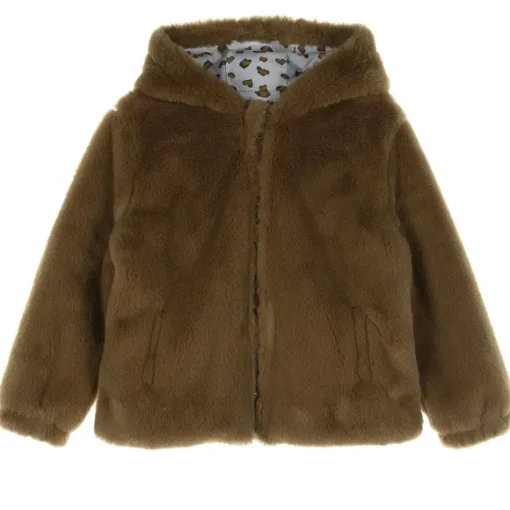 Veste Capuche En Fausse Fourrure 8/12 Ans