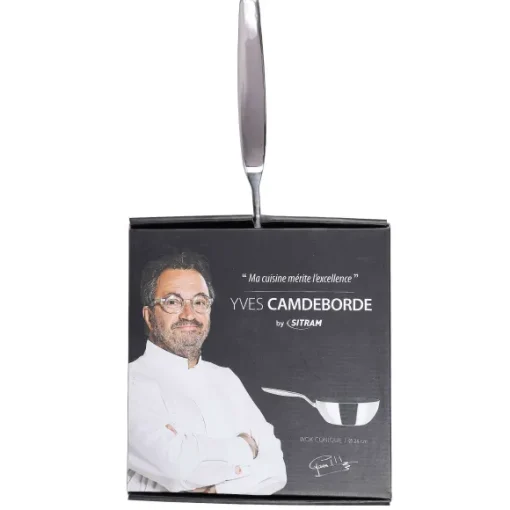 Wok 24 Cm Inox - Gamme Du Chef Yves Camdeborde